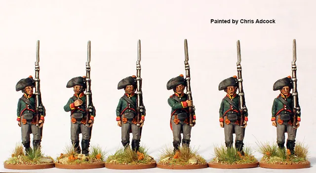 Perry Miniatures NN 21 Jaegers v. Schaeffer figurines marche