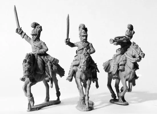 Perry Miniatures Napoleonic AN 29 figurines chevau-légers galop