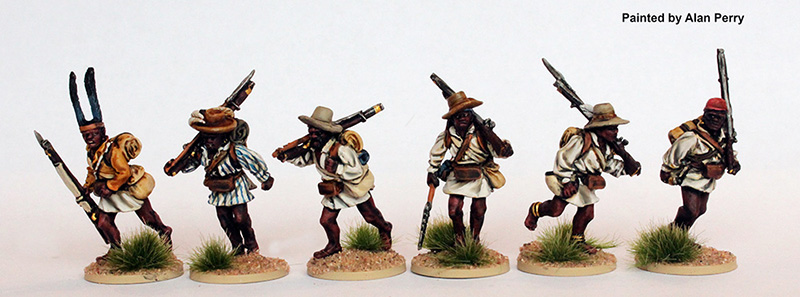 Perry Miniatures Cape Frontier CFB 19 figurines Fingoes marche