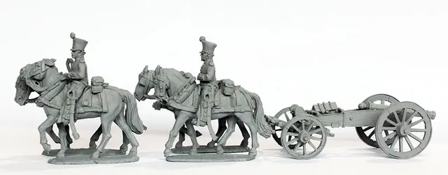 Perry Napoleonic DB44 Attelage figurines 28mm 6 pdr