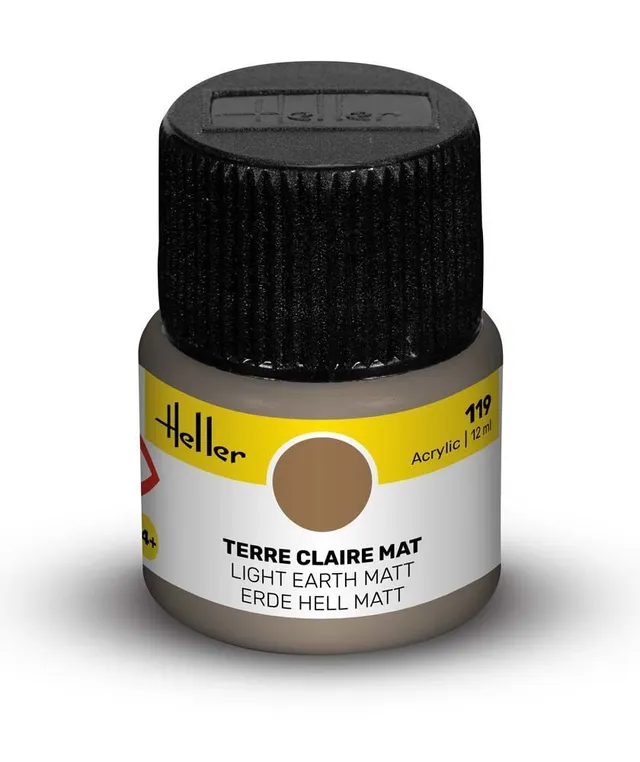 Heller Peinture Acrylic 119 terre claire mat pot maquette