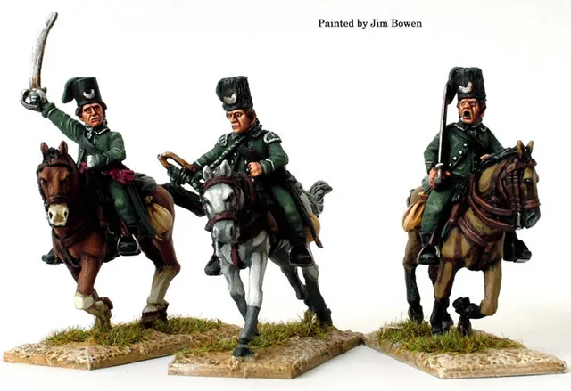 Perry Miniatures AWI AW27 figurines hussards commandement 28mm