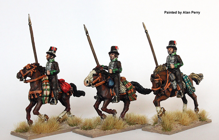 Perry Miniatures Napoleonic SPA 63 figurines lanciers Carmona galop