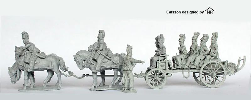 Perry Miniatures Napoleonic BAV 35 caisson artillerie maquette