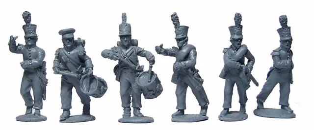 Perry Miniatures Napoleonic DB11 figurines commandement milice hollandaise