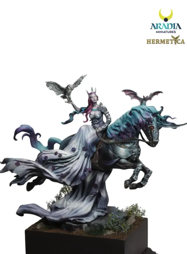 Aradia Hermetica Lady of the Black Rose figurine résine
