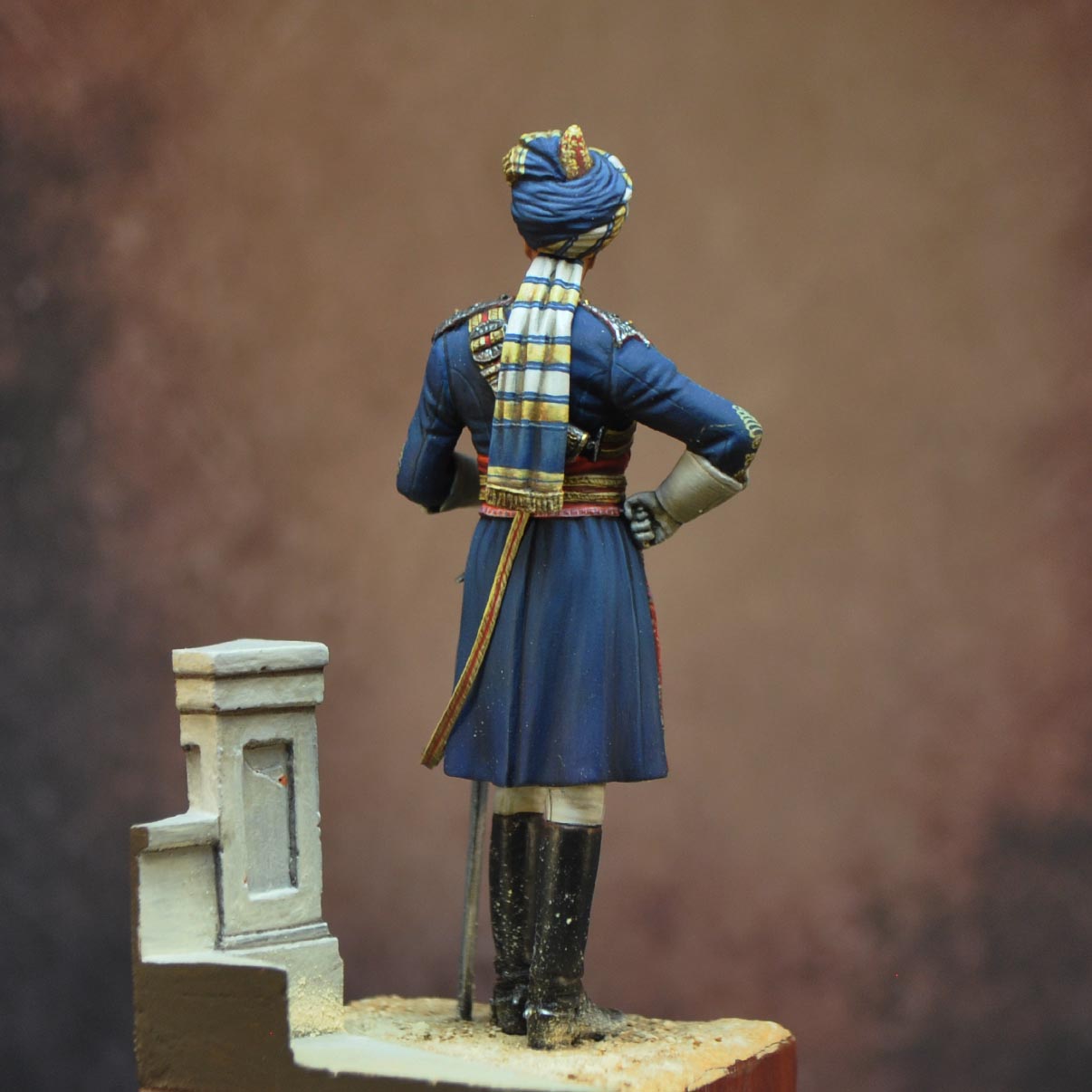 Art Girona 70mm Scinde Horse Officer figurine 70 mm