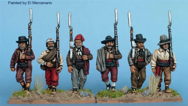Perry Miniatures Carlist War CAT27 volontaires figurines métal marche