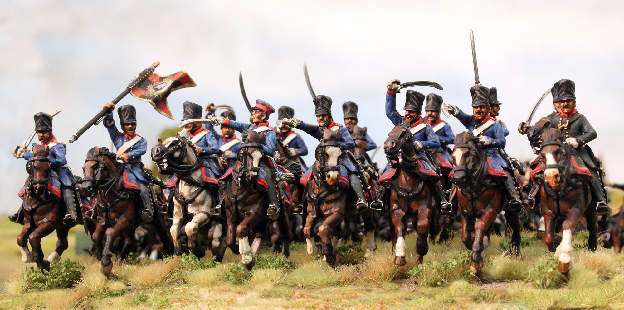 Perry RPN100 cavalerie alliée dragons coffret plastique 14 figurines 28mm
