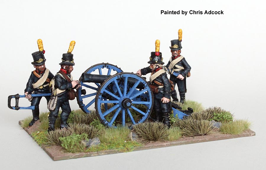 Perry Napoleonic SWED16 Artillerie à pied canon 6 livres