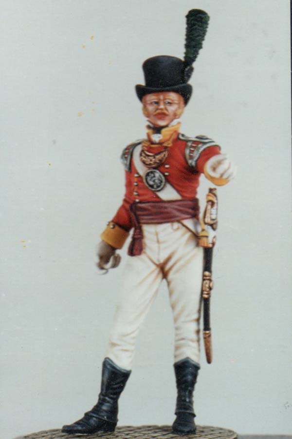 Art Girona Miniatures Officier Infanterie Egypte 1802 figurine