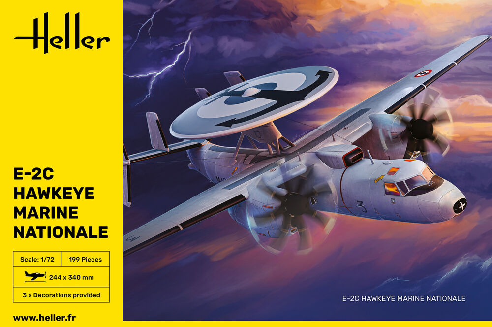 Heller Historical Collection E-2C Hawkeye maquette 1/72 Marine Nationale