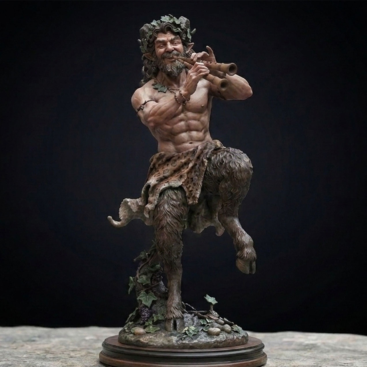ART GIRONA Mythology Satyr figurine mythologique 54mm