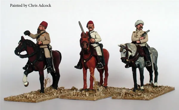 Perry Miniatures Sudan SB46 commandement monté figurines 28mm
