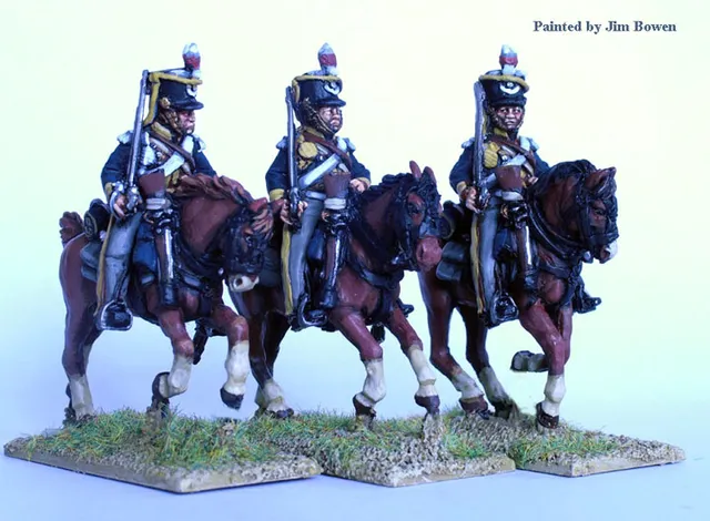 Perry Miniatures Napoleonic BH36 Light Dragoons figurine galop