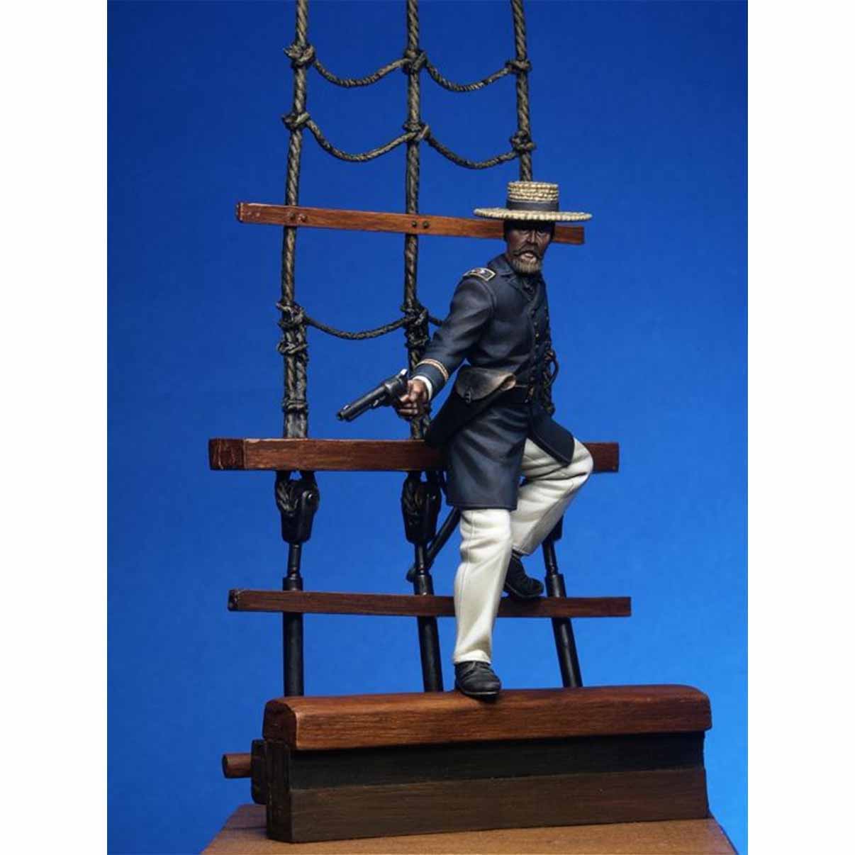 Art Girona Miniatures figurine CSA Navy Officer kit Sécession