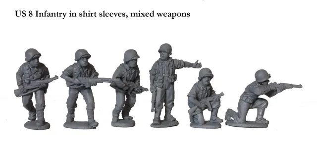 Perry Miniatures US 8 infanterie US figurines 28mm chemise