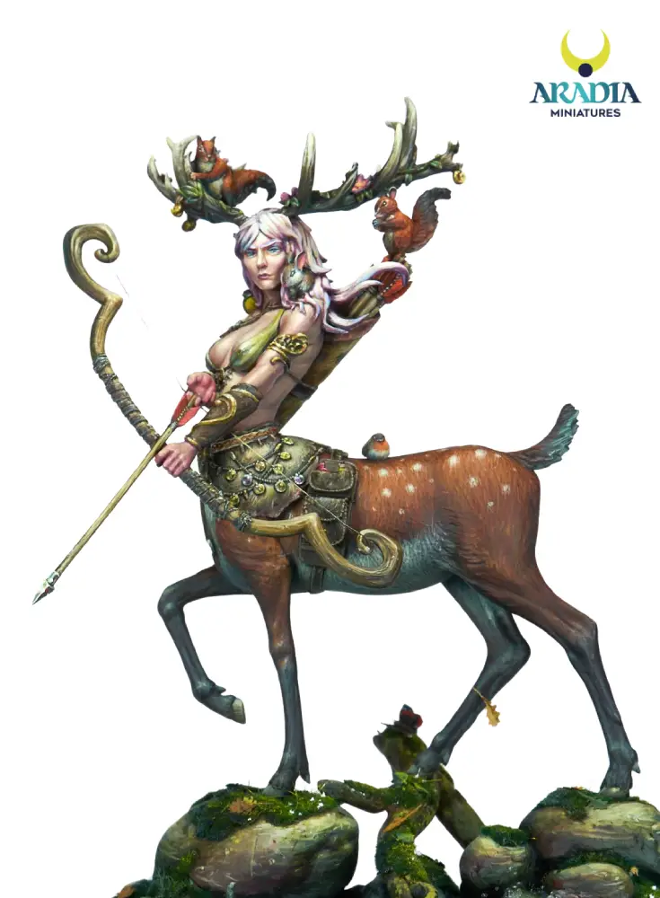 Aradia Classic Fantasy Diana Figurine résine chasseresse 75 mm