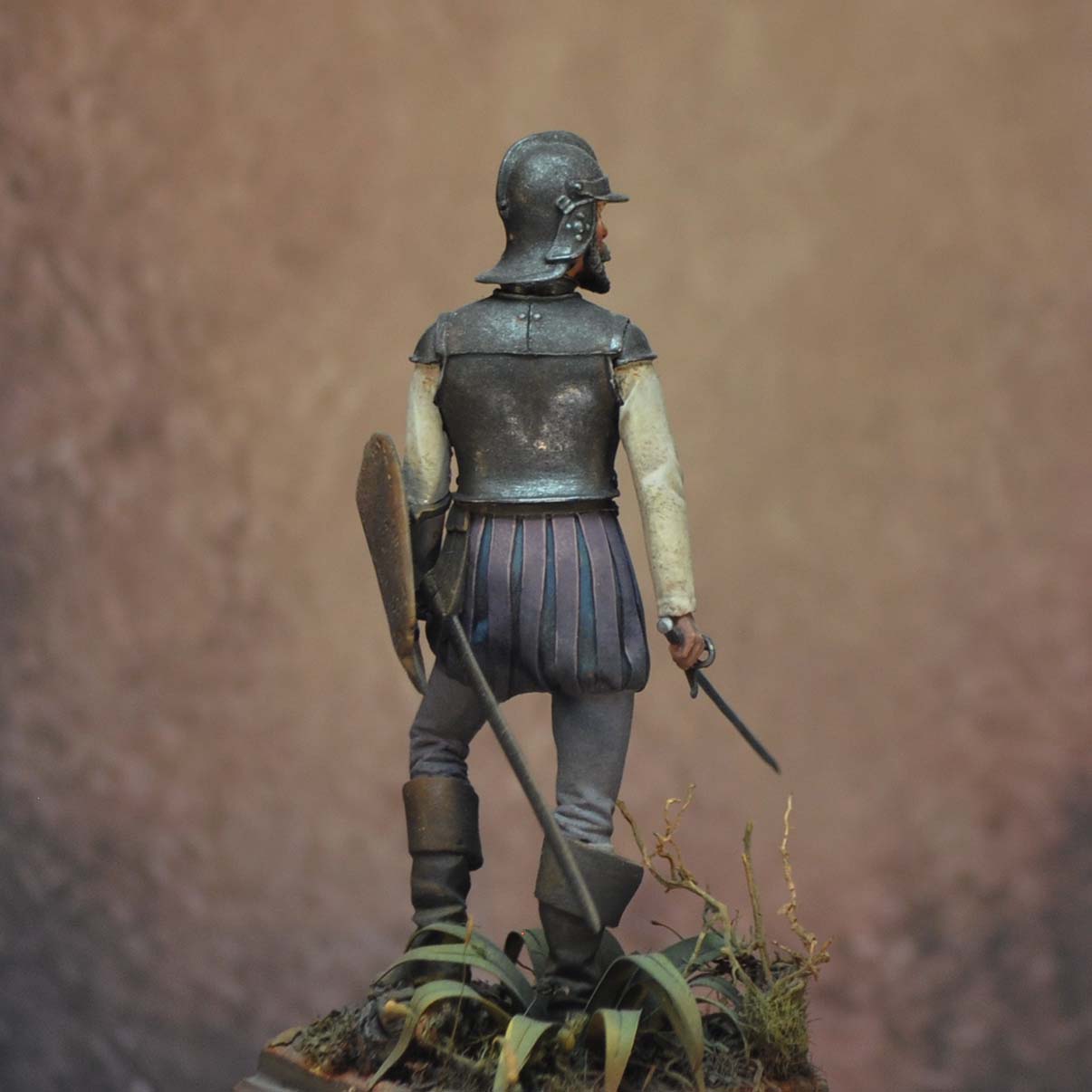 Art Girona 70mm Spanish Conquistador figurine métal