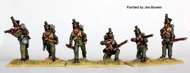 Perry Miniatures NN 13 figurines volontaires Jäger tirailleurs