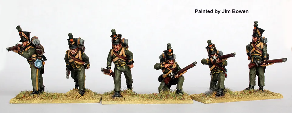 Perry Miniatures NN 13 figurines volontaires Jäger tirailleurs