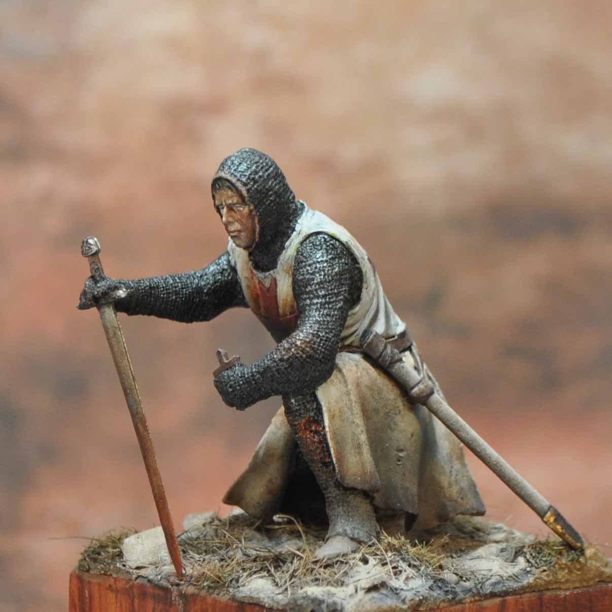 ART GIRONA International Templar Second Crusade XIIe figurine
