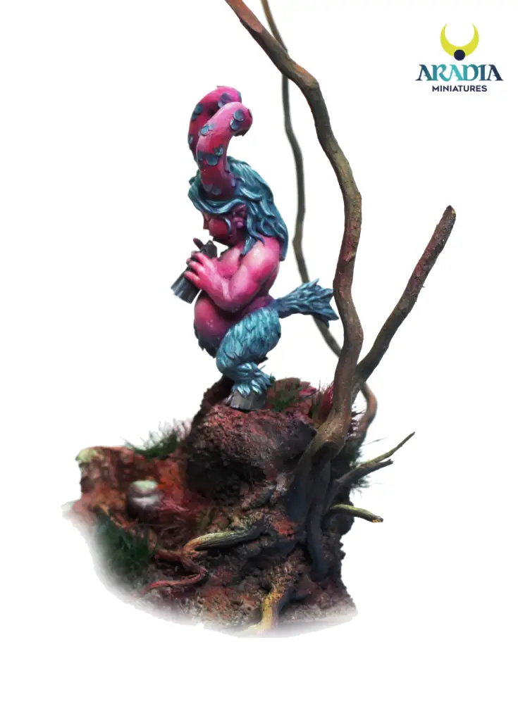 Aradia Classic Fantasy Sad satyr figurine résine