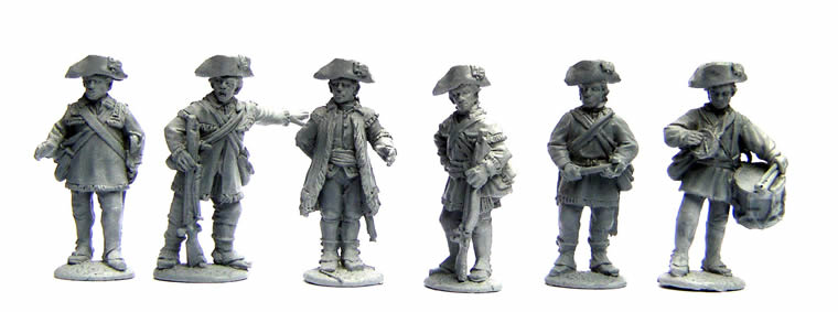 Perry AW45 commandement US chemises figurines métal 28mm