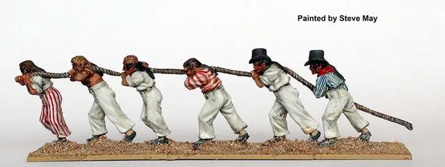 Perry Miniatures BH 121 figurines marins cordages