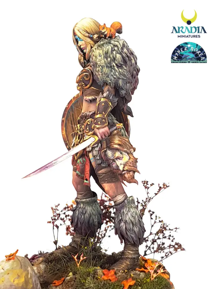 Aradia Minis Hyperborea Triskel figurine résine