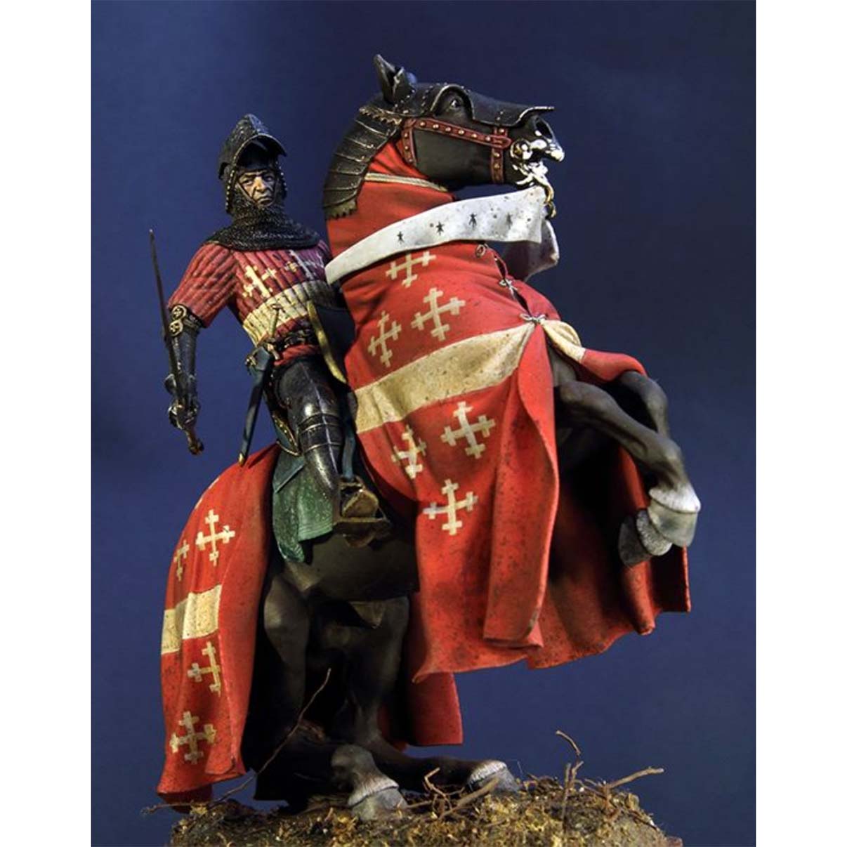 Art Girona Miniatures Medieval Knight figurine 90mm à peindre