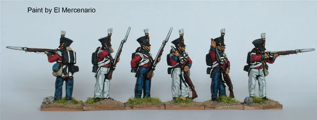 Perry Miniatures Carlist War ISA46 compagnies flancs figurines métal