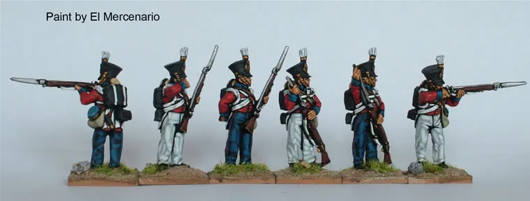 Perry Miniatures Carlist War ISA46 compagnies flancs figurines métal
