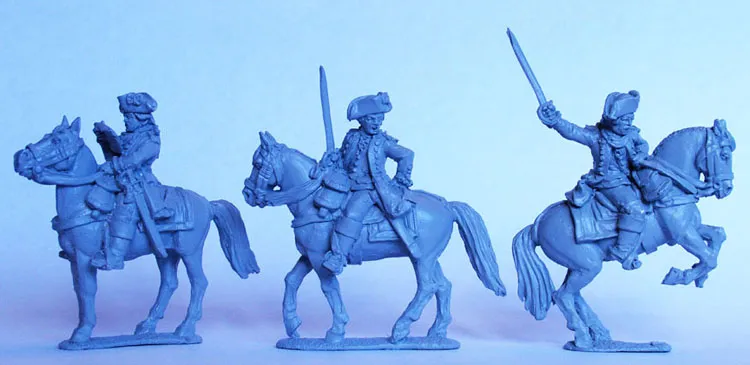 Perry AW148 figurines colonels français montés