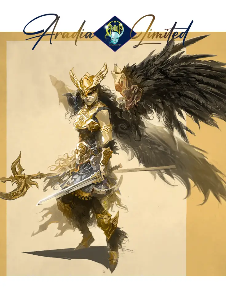 Aradia Classic Svanraven figurine à peindre esprit corbeau