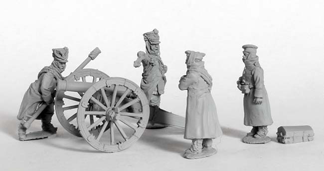 Perry Miniatures Napoleonic RN67 Artillerie figurine hiver 6pdr