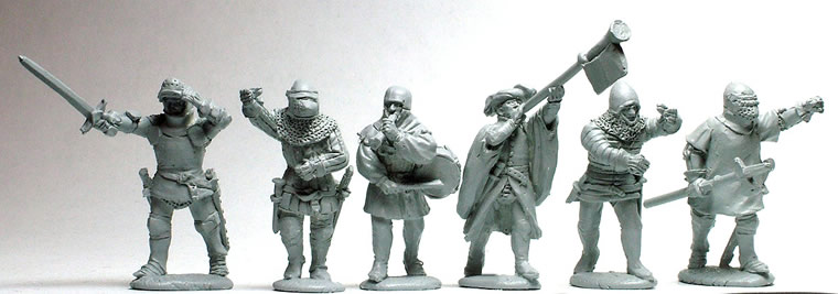 Perry Miniatures Agincourt AO22 figurine commandement à pied