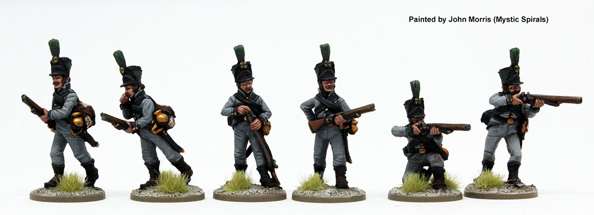 Perry Napoleonic SWED 10 Savolax figurines 28mm tirailleurs