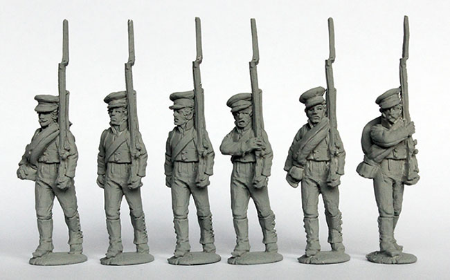 Perry PN 53 réservistes marche figurines métal 28mm