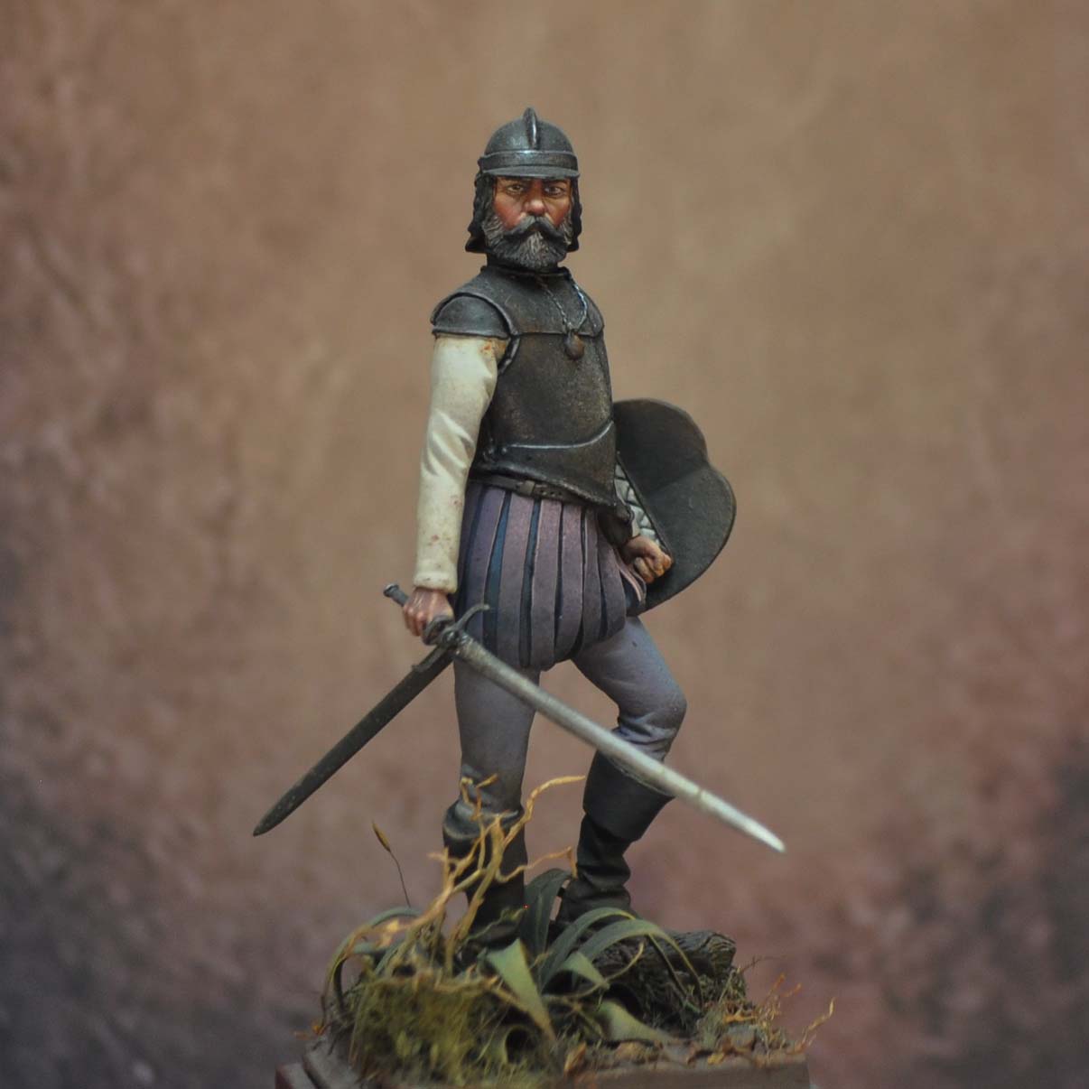 Art Girona 70mm Spanish Conquistador figurine métal