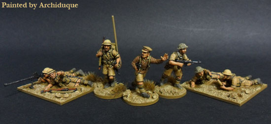 Perry Plastic WW1 Desert Rats boîte 38 figurines désert 1940-43