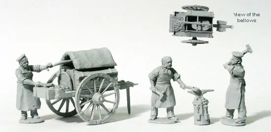 Perry Miniatures Napoleonic BH64 forge à deux roues figurine