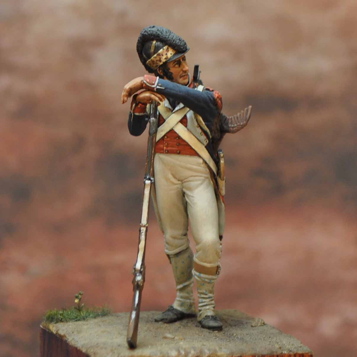 Art Girona Napoleonic Line Fusilier figurine France 1796