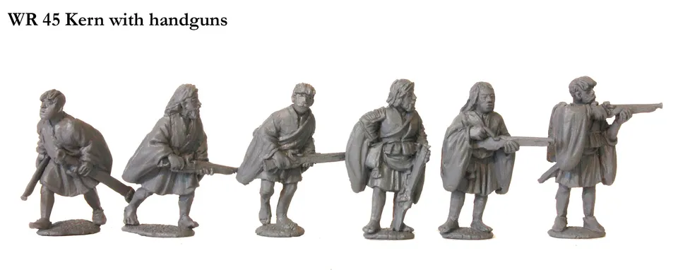 Perry War of Roses WR 45 Irish handgunners figurines métal