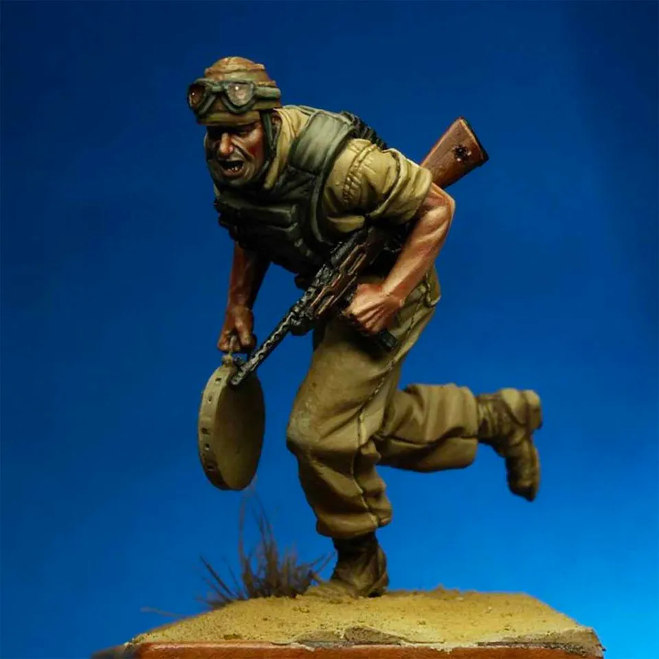 ART GIRONA Miniatures 185º Folgore figurine parachutiste 54 mm