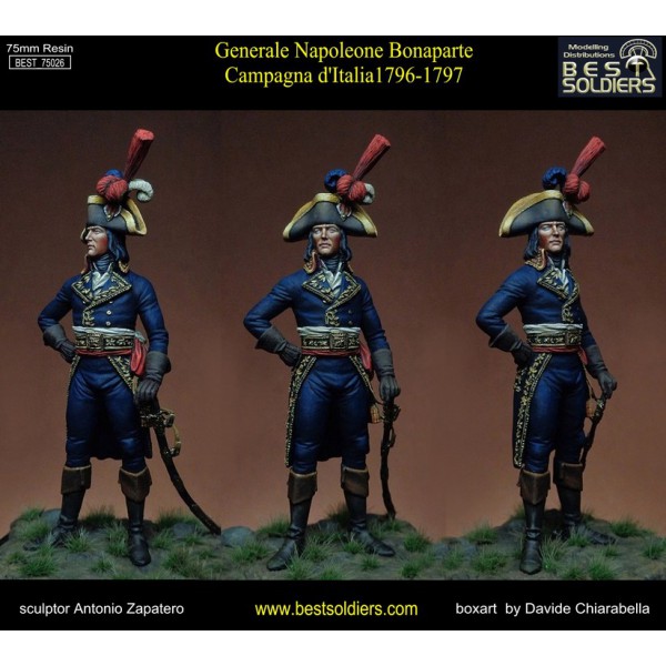 Art Girona Miniatures Bonaparte 1796 figurine 54mm à peindre