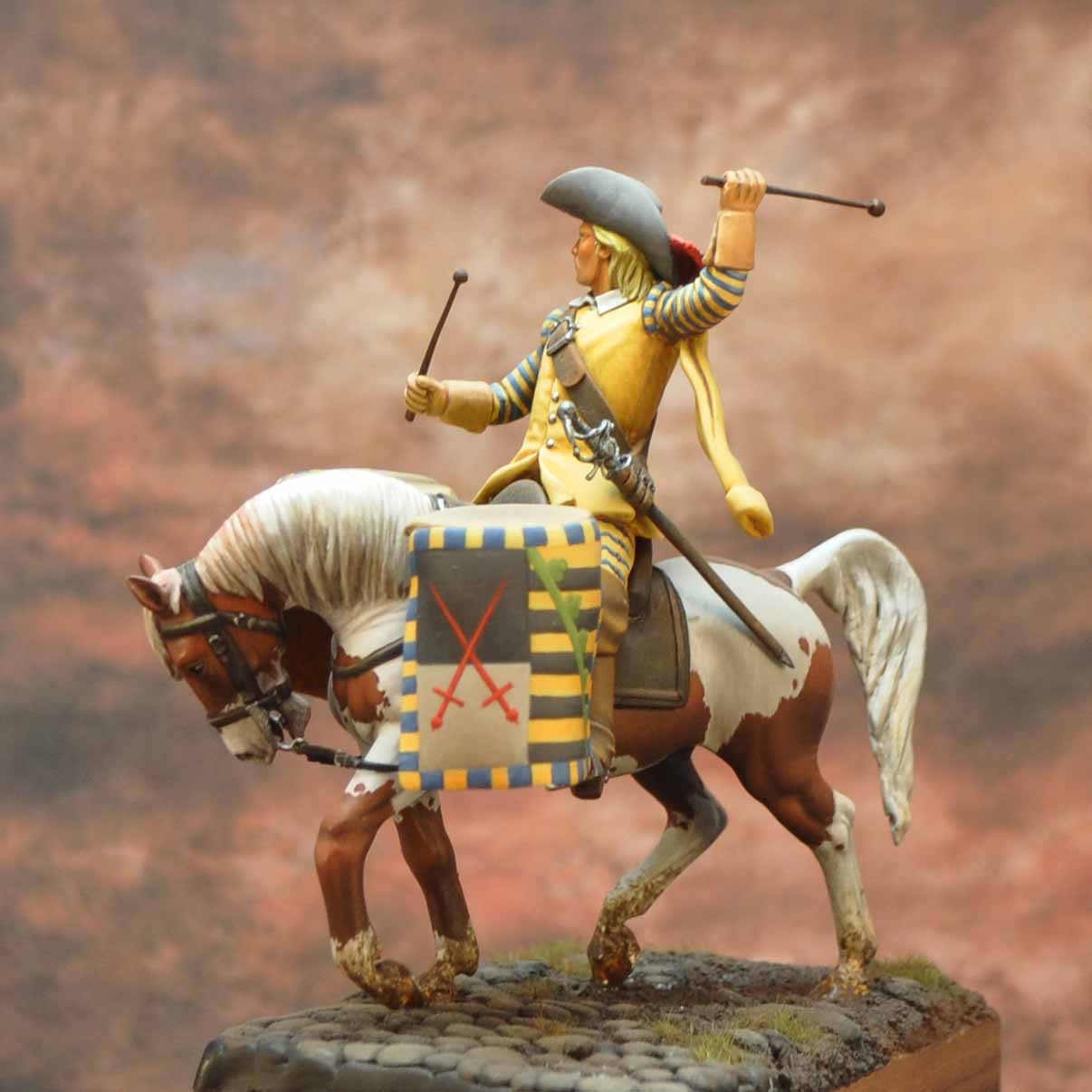 Art Girona Spanish Serie Electoral Saxony Drummer figurine 54 mm