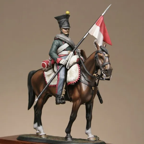ART GIRONA Miniatures Chevau-léger lancier Berg 1812 figurine
