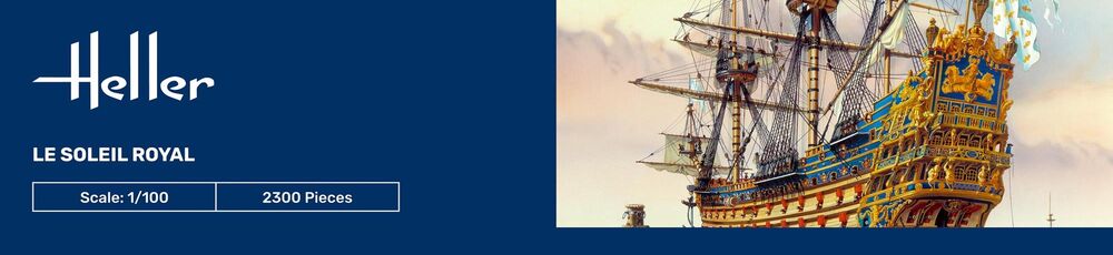 Heller Historical Collection Soleil Royal 1/100 maquette bateau