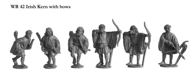 Perry War of Roses WR 42 Kerns irlandais arcs figurines